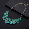 Ожерелье с желтыми колокольчиками для женщин и девочек Зеленое колье-чокер для женщин в стиле вестерн