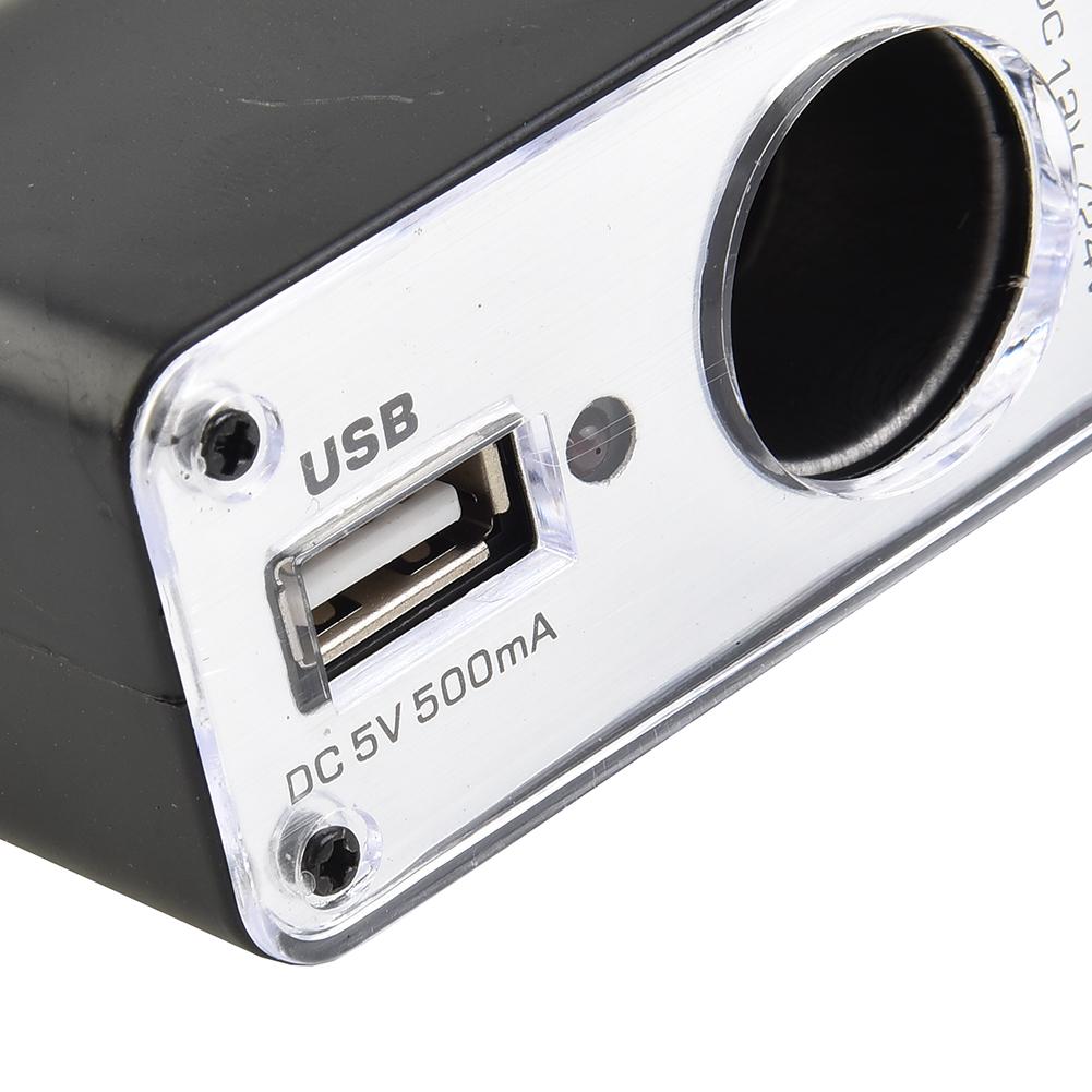 Автомобильный прикуриватель с несколькими розетками, тройной разветвитель, USB-порт, зарядное устройство, адаптер с вилкой прикуривателя для транспортных средств 12 В-24 В
