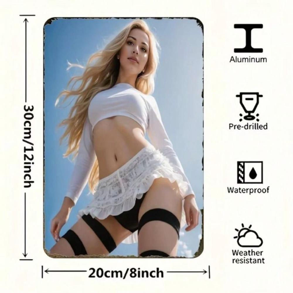 Ретро Металлическая жестяная табличка 20x30см Настенное искусство Домашний декор Картина для гостиной