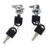2pcs Cylinder Cam Locks Anti?Corrosion Secure Hardware with 4 Keys for Tool Box Drawer
