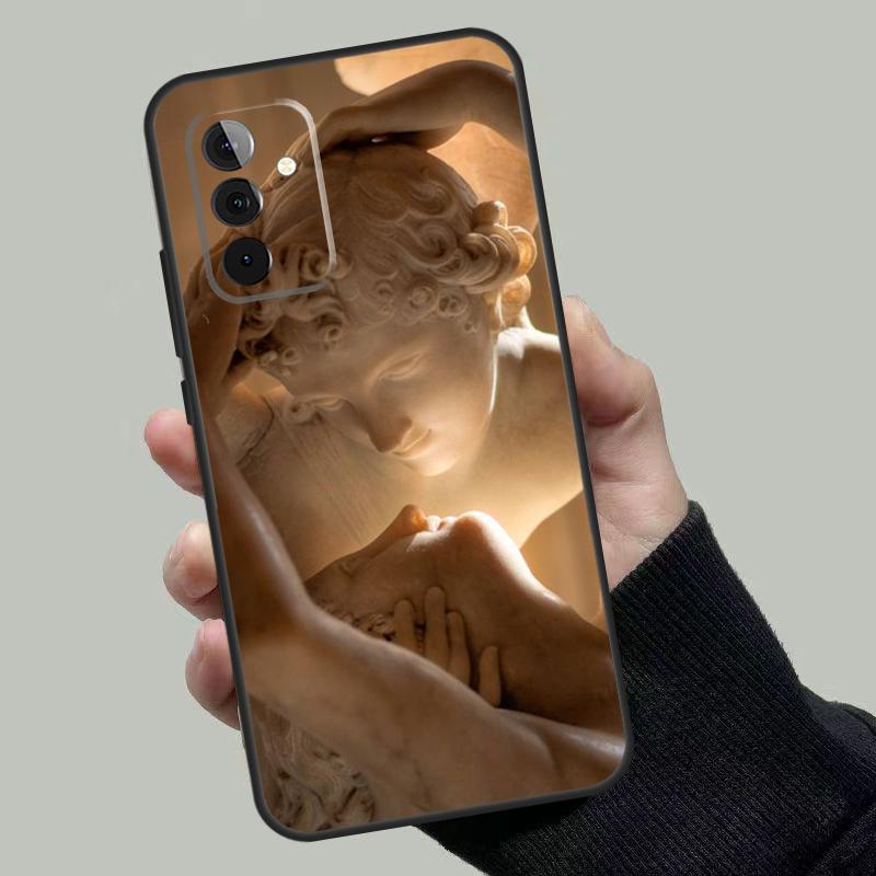 Художественный футляр-пенал Ангел Купидон для Samsung Galaxy A55 A35 A15 A52 A32 A12 A16 A26 A36 A56 A53 A33 A13 A14 A34 A54 A17