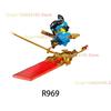 Ninja Themed Building Blocks Set With Dragon And Cartoon Characters Kids DIY Assembly Gift Toy