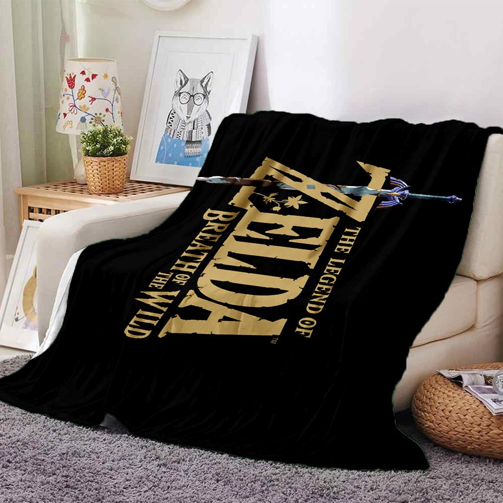 Zelda'S Wild Adventure Blanket Soft Throw Blanket For Home Bedroom Bed Sofa Travel Office Solid Christmas Blanket