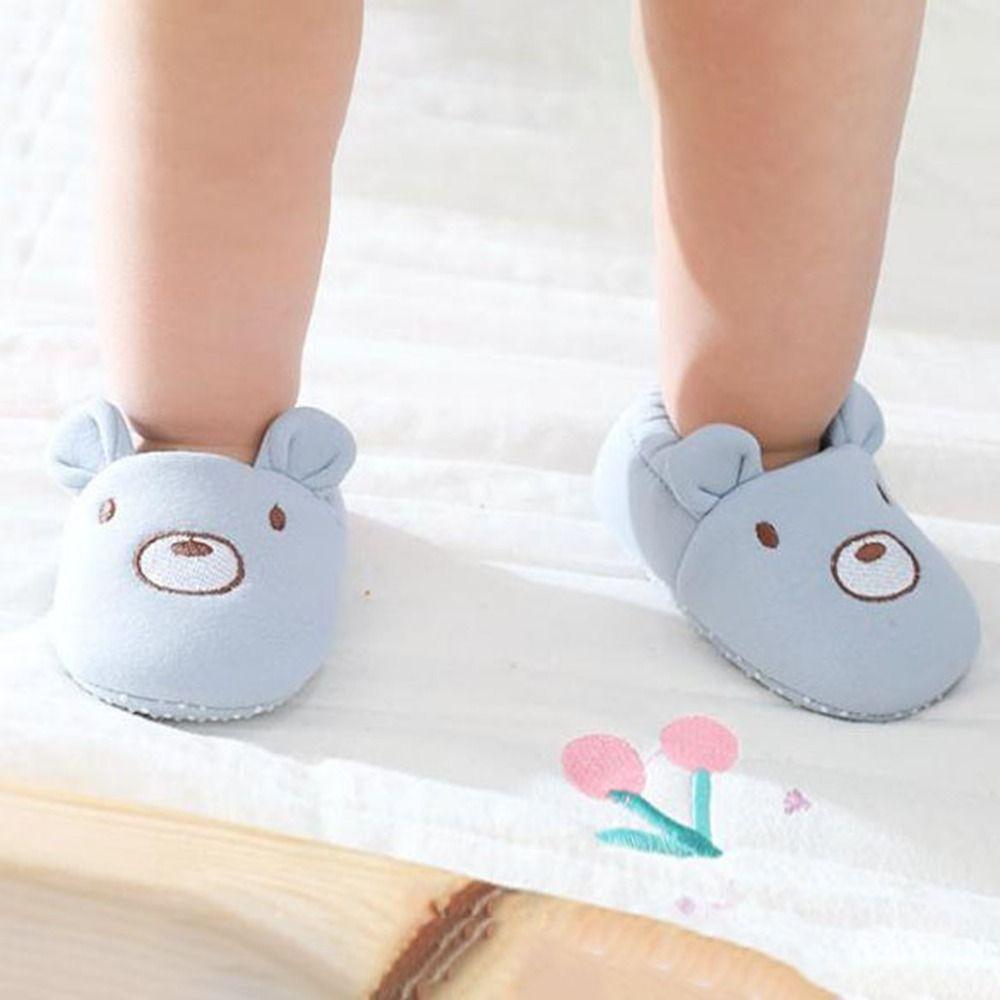 Animal Pattern Baby Shoes Cotton Baby Floor Sneakers Cute Crib Shoes  Spring Autumn