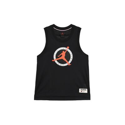 Футболка-майка для баскетбола Flight MVP с круглым вырезом и дышащей сеткой, цвет серый, черный, DX9729-045