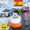 2026 Светодиодный аварийный фонарь для автомобиля Фонарик Магнитная индукция Стробоскоп Лампа для дорожно-транспортного происшествия Маяк Аксессуар безопасности