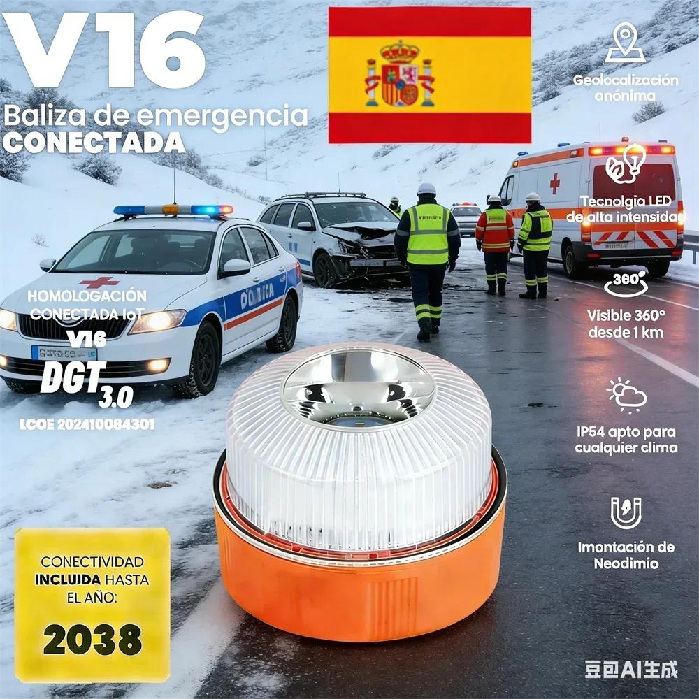 2026 Светодиодный аварийный фонарь для автомобиля Фонарик Магнитная индукция Стробоскоп Лампа для дорожно-транспортного происшествия Маяк Аксессуар безопасности