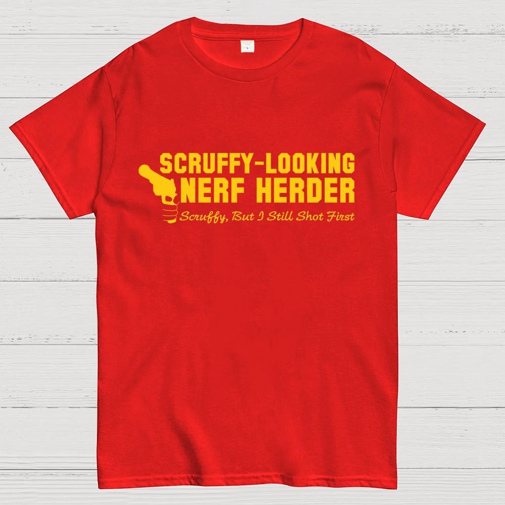 Scruffy Rebel Cotton Summer Casual Cool Loose T-Shirt