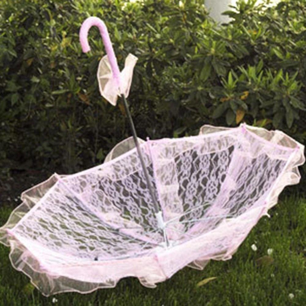 Воланы Отделка Цветочное Кружево Зонт Романтичный Ручная Работа Цветы Зонты Новые Свадебные Зонты