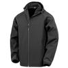 Mens Hooded 3 Layer Printable Soft Shell Jacket