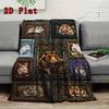Hamster Art Rug 2D Flat Pattern Flannel Blanket, High quality All Seasons, Home Decor, Warmth and Comfort, Perfect for Christmas Gifts.