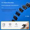 Deli 25mm Black Long Tail Paper Clips