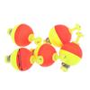 5 Pcs Snap-On Ball Fishing Bobber Floats Weighted Bobbers EVA Foam Corks For Crappie Bluegill Panfish Catfish
