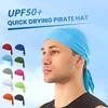 1Pc Ventilation Simplicity Sweat Absorption Fashion Outdoor Sport Personality Polyester Pirate Hat Thin Style