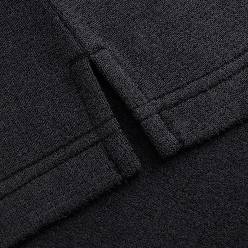 Anta Мужская футболка с длинным рукавом, из легкого флиса, теплая, со стойкой, 952546406-3