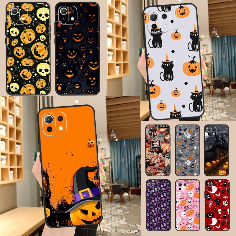 Хэллоуинский эстетичный чехол для POCO F5 X3 X5 Pro F3 F4 GT M5s C40 Задняя крышка для Xiaomi 13 12 Lite 11T 12T Pro 12X