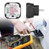 Portability Socket Tester Electrical Outlet Circuit Analyzers Detecting Live Neutral Ground Wire Durability Construction Tool