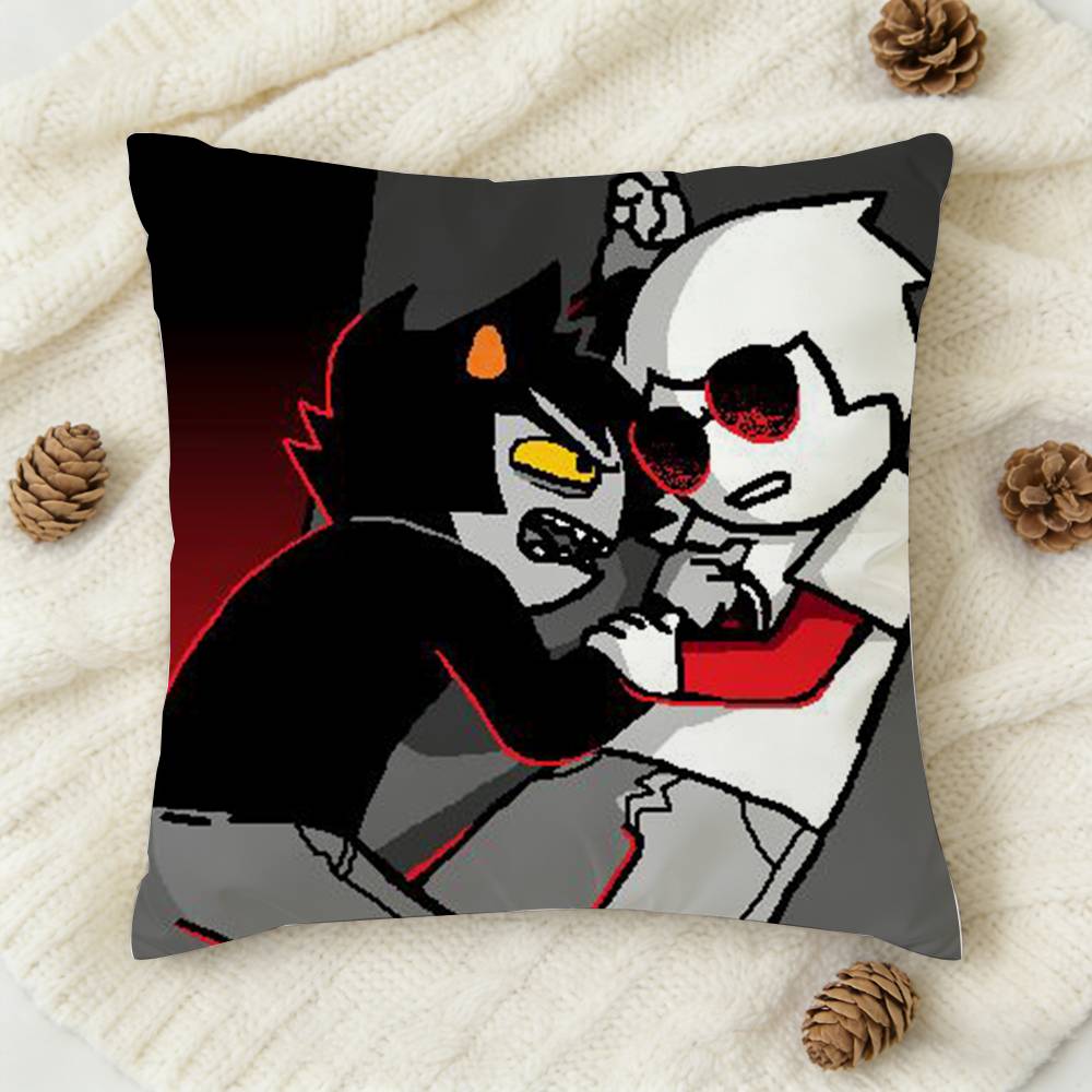 HHomestuck DDaveKat Doublesided Printed Square Decorative Cushion Cover for Sofa Living Room Home Decor