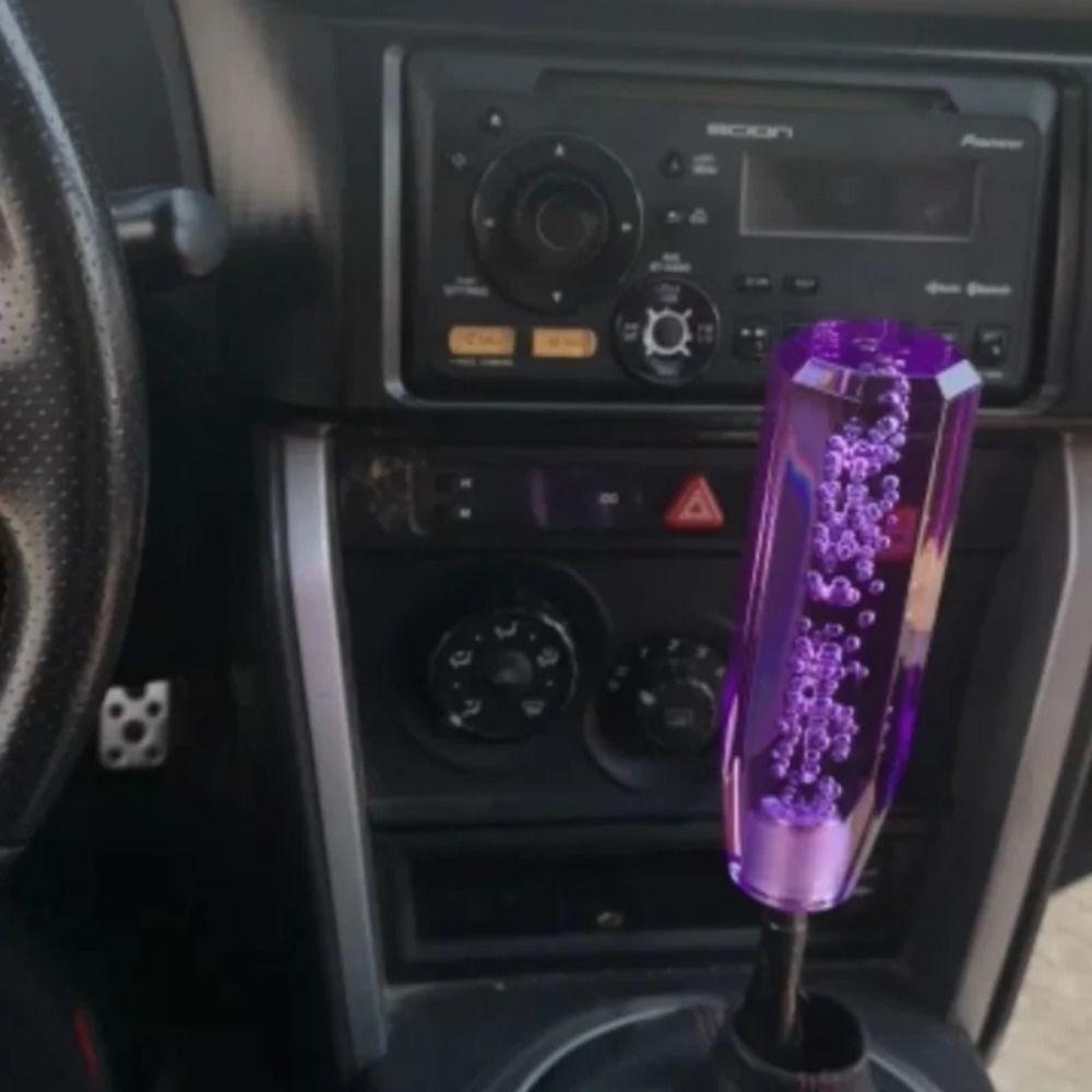 Прозрачная ручка переключения передач в виде пузыря, хрустальная ручка переключения передач, ручка переключения передач для механической коробки передач, универсальная для автомобиля