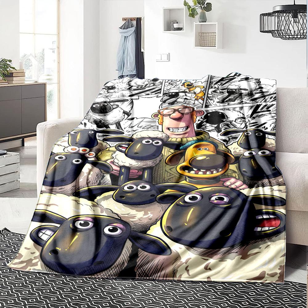 Shaun Blanket, High quality Comfortable for All Seasons, Home Decor, Warmth and Comfort