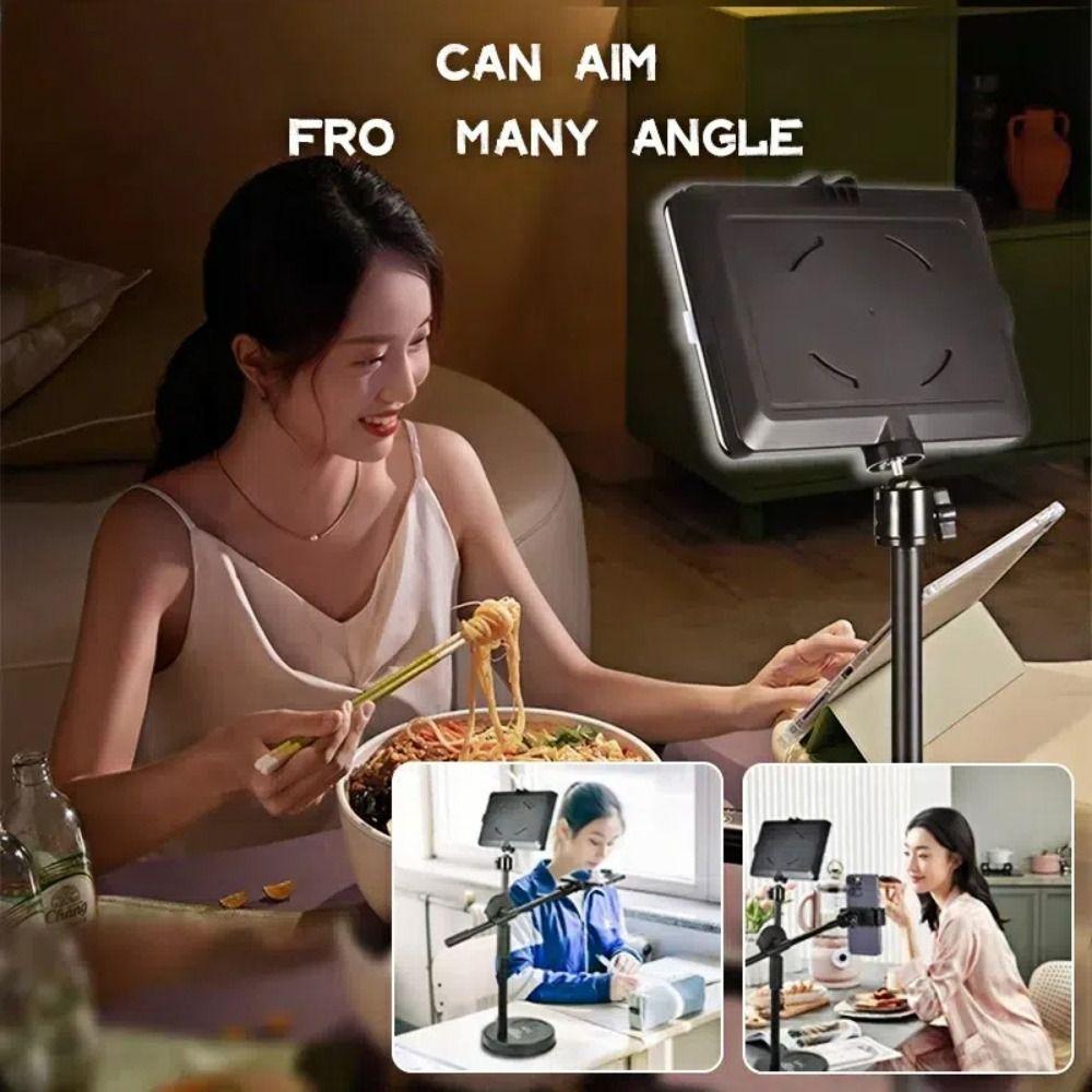 Rechargeable Mobile Phone Fill Light Dimmable Light Overhead Live Streaming Light Photography