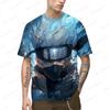 New Hot Kakashi Anime Men's 3D Printing Cosplay T-shirt Women's And Children's Street T-shirts Unisex Large Top