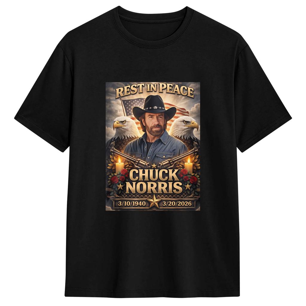 Unisex Women TShirt Chuck Norris T Shirts Harajuku  Beach Tee Shirt Y2K Basic Cotton Tops Plus Size