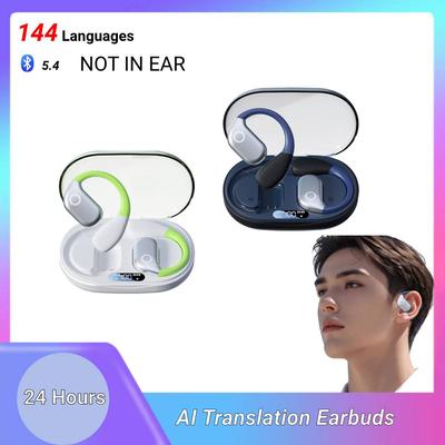 Беспроводные наушники-переводчики BT Smart AI Real-time Translators Headphone 144 Languages HD Voice High-Tochity Translates Device
