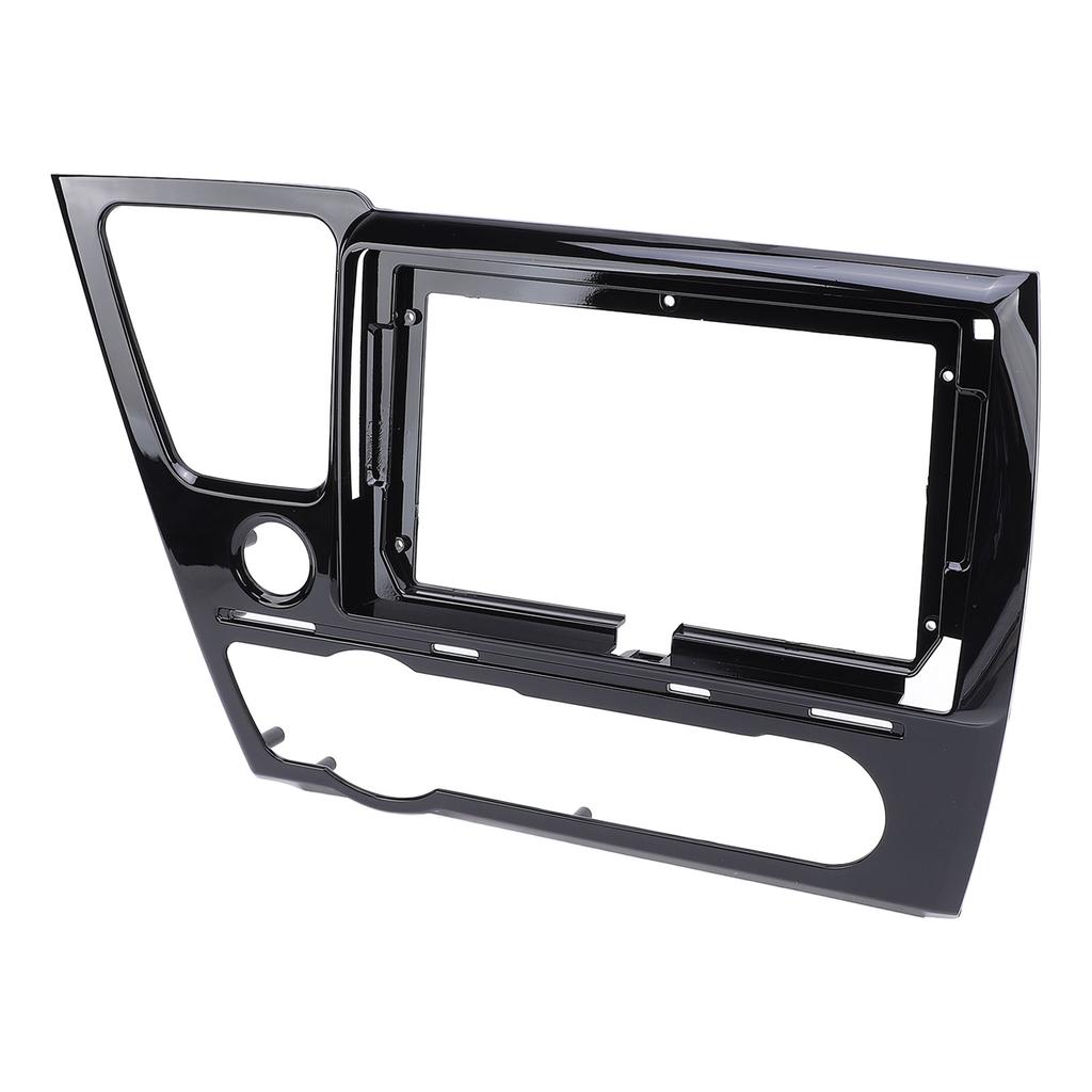 2 Din 9in Car Stereo Radio Fascia Protective Seamless Fit Navigation Fascia Panel Frame for Civic 20
