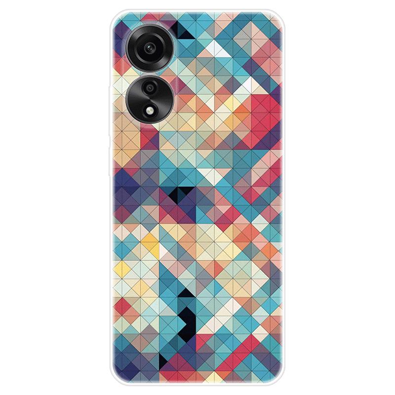 Для OPPO A58 A 58 4G чехол Мягкая силиконовая задняя крышка Мультяшный чехол для телефона Разнообразие