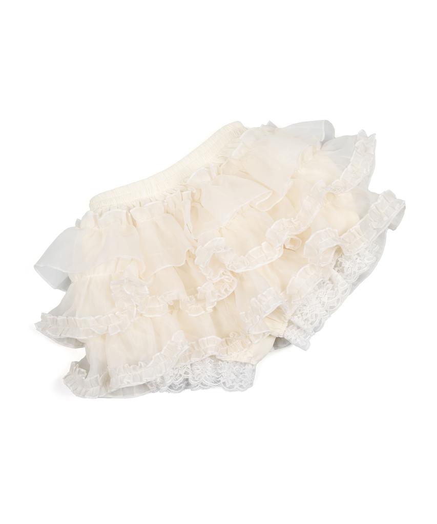 Rough Neck Tutu Pants Skirt Cream