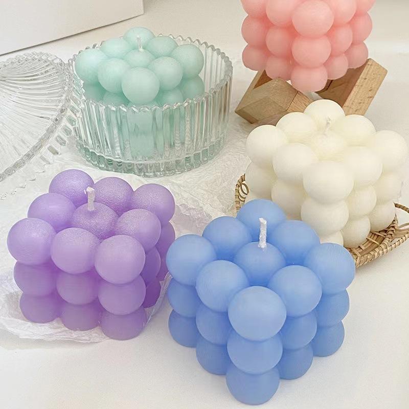 Creative Rubik's Cube Aromatherapy Candles Souvenirs Without Romantic Plant Essential Oil Scent Candles