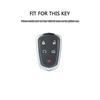 Leather Car Key Fob Cover Case For Cadillac ATS CT6 CTS SRX XT5 XTS XT6