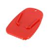 F FIERCE CYCLE Motorcycle Kickstand Pad Support Plate Pad Side Stand Extension Pad 4.5 X 4.3 Cm Red