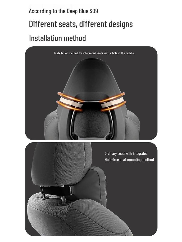 Galaxy M9/A7 Headrest Cushion & Lumbar Support - Original Car Color Interior Upgrade