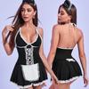 Костюм Babydoll Платье Униформа Эротическая Ролевая Игра Милое Шоу в Прямом Эфире Женщины Сексуальное Женское Белье Косплей Костюмы Служанка