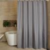 Gray Polyester Bathroom Waterproof Thickening Anti-mold Partition Curtain Curtain Shower Curtain