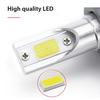 2Pcs C6 H1/H4/H7 Car LED Headlight Bulb 6000K Super Bright Light Driving Lamp