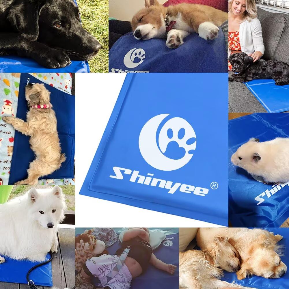 Охлаждающий коврик для домашних животных Cool Pet Cooling Многоцелевой охлаждающий гель для предотвращения теплового удара 90x50 см Shinyee® Собаки, кошки, [XS-XXL] Коврик, Коврик, Коврик,