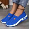 Women's Casual Shoes with One Foot, Plus Size Women's Shoes, Single Shoes, Fly Woven Breathable Cloth Shoes