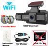 Видеорегистратор для автомобилей 1080P Внутренний видеорегистратор DVR в автомобиле DVR WIFI Камера для автомобиля Ночное видение Черный ящик Автомобильные аксессуары