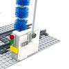 Train Track Cleaning Scene Diy Building Blocks Set - Small Particle Moc Creative Assembly Toy For Kids Gift