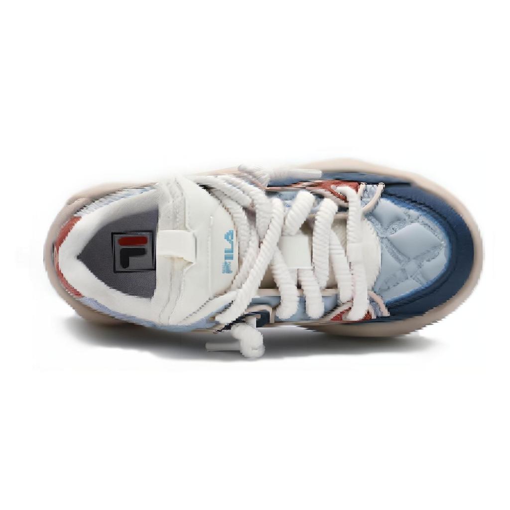 Fila Brook Удобные Универсальные Прочные Низкие Кеды для Скейтбординга Женские Кроссовки Синие F12W341225FEL