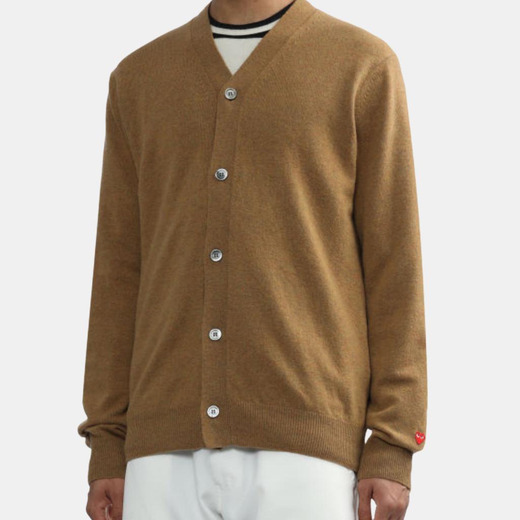 CDG Play Knitwear Unisex Coffee CPXCDAZN092ML