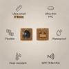 Программируемая наклейка-метка NFC RFID 4*4 мм Micro FPC Ntag213, дальность считывания 1 мм, для контроля доступа и управления цепочками поставок