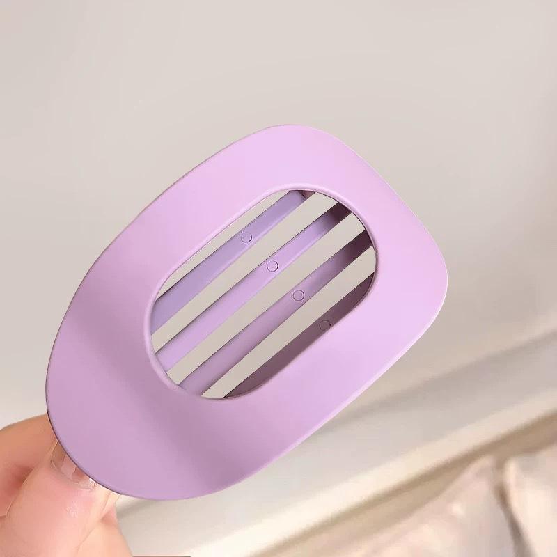 Новые элегантные матовые акриловые закругленные заколки-уточки для волос, женская мода, однотонные пластиковые заколки для волос, аксессуары для волос