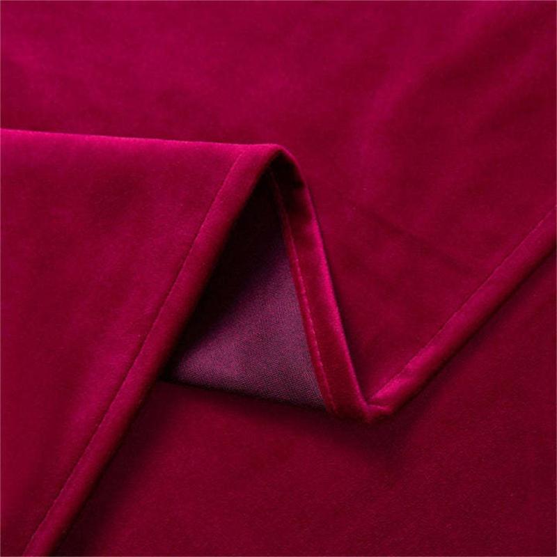 Модные современные однотонные бархатные затемняющие оконные шторы с высоким затенением, плотные шторы, декор для гостиной, спальни