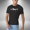 Boxer Dog Heartbeat T-Shirt Funny Dog Puppy Owner Animal Lover Small To 5XL