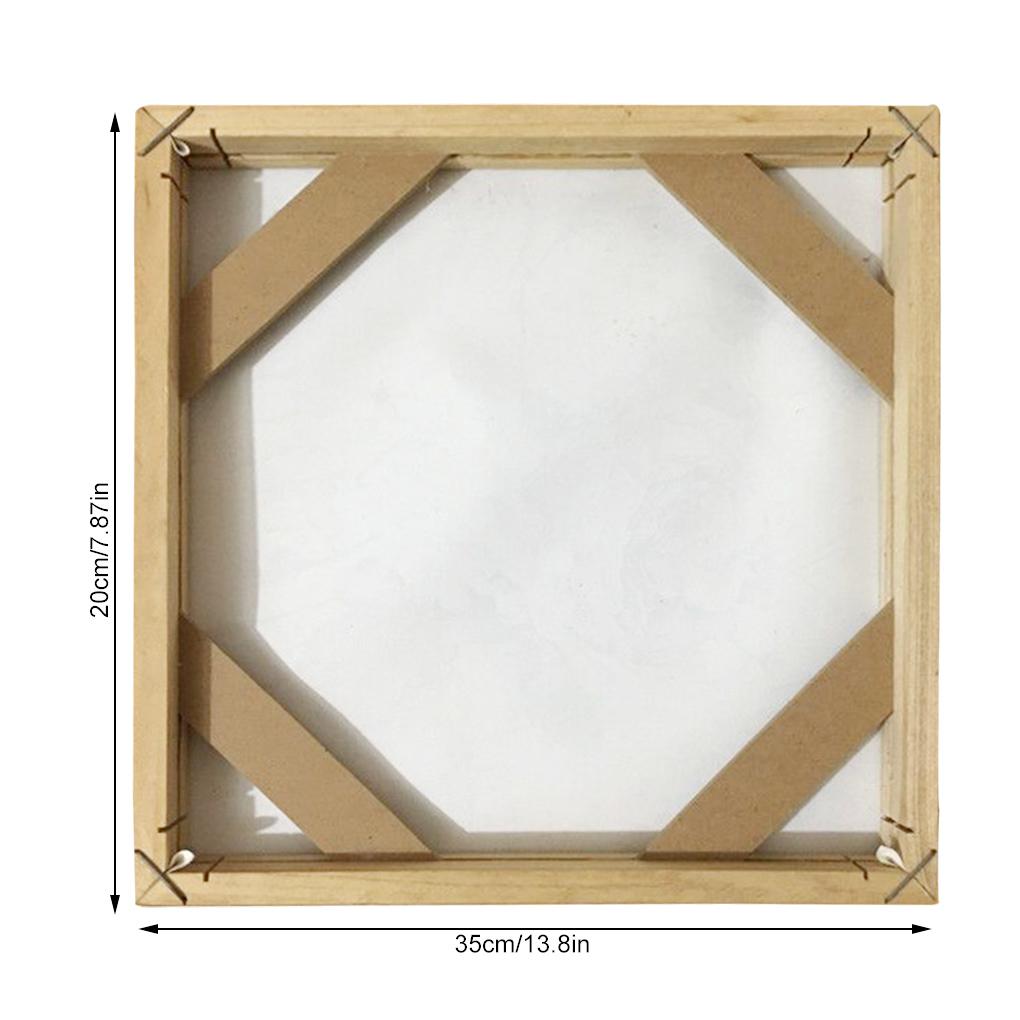 Расписанная внутренняя деревянная рама 3D DIY настенное украшение искусство подрамники для рисования