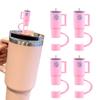 2/5Pcs Straw Tip Covers Tumbler Shape Anti-slip Silicone No Odor Food Grade Dustproof Elastic Straw